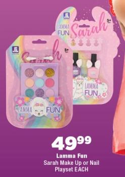 Lamma Fun Sarah Make Up or Nail Playset EACH