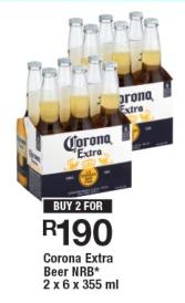 Corona Extra Beer 2 x 6 x 355 ml