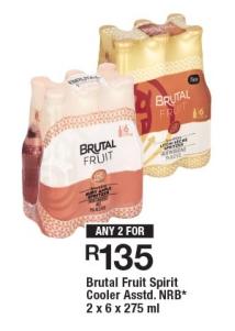 Brutal Fruit Spirit Cooler Assorted 2 x 6 x 275 ml Any 2