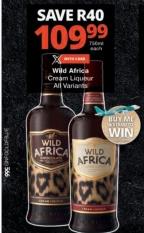 Wild Africa Cream Liqueur All Variants 750ml 