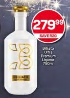 Billiato Ultra Premium Liqueur 750ml