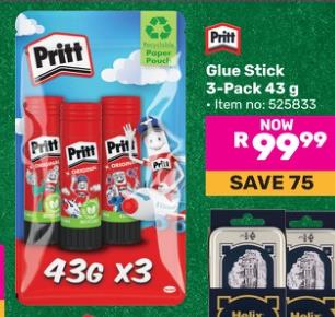 Pritt Glue Stick 3-Pack 43 g