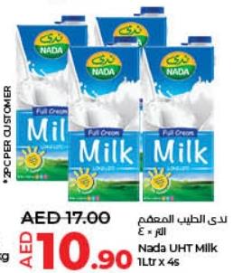 Nada UHT Milk 1Ltr x 4s