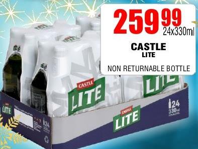 Castle Lite 24x330 ml