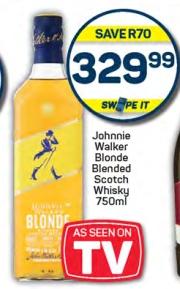 Johnnie Walker Blonde Blended Scotch Whisky 750 ml