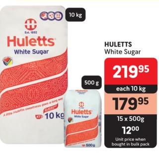 Huletts White Sugar 10kg