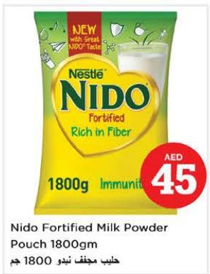 Nestle Nido Fortified Milk Powder Pouch 1800gm