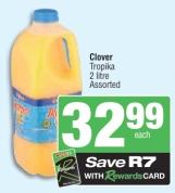 Clover Tropika 2Ltr Assorted