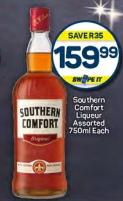 Southern Comfort Liqueur Assorted 750 ml Each