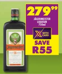 Jägermeister Liqueur 750ml