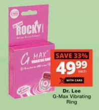 Dr. Lee G-Max Vibrating Ring