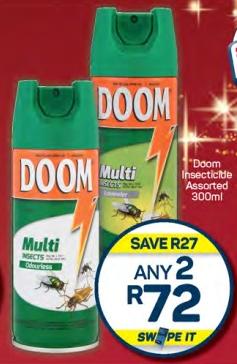 Doom Insecticide Assorted 300 ml