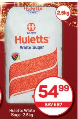 Huletts White Sugar 2.5kg