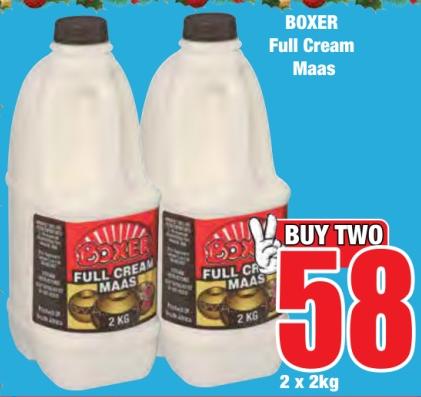 BOXER Full Cream Maas 2 x 2 kg