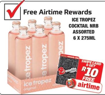 ICE TROPEZ COCKTAIL NRB ASSORTED 6 X 275ML