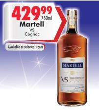 Martell VS Cognac 750ml